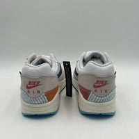 Nike Womens Sz 7.5 Air Max 1 White/Sail/Light Bone Running Training FQ0256 131