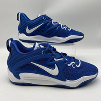 Nike Men's Sz 12 KD 15 TB Promo Game Royal White Basketball Sneakers DX6648 400