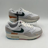 Nike Womens Sz 7.5 Air Max 1 White/Sail/Light Bone Running Training FQ0256 131