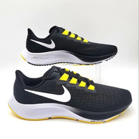 Men's Size 10.5 Nike Air Zoom Pegasus 37 Black/Yellow Running Sneaker BQ9646-007