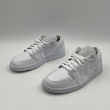 Nike Women's Size 8 Air Jordan 1 Low Triple White DV0990 111