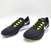 Men's Size 10.5 Nike Air Zoom Pegasus 37 Black/Yellow Running Sneaker BQ9646-007